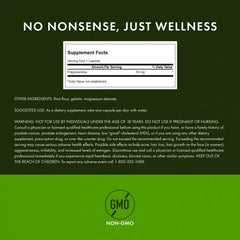 Close-up of Swanson Pregnenolone bottle label