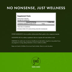 Probiotic capsules supporting bowel regularity with Swanson product