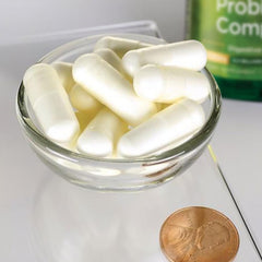 Packaging highlighting probiotic and prebiotic (FOS) blend