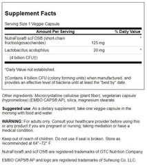 Close-up of Swanson Prolacto Acidophilus capsules