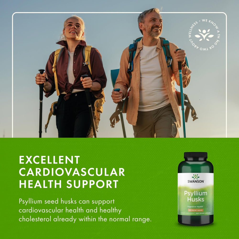 Lifestyle image showing water and fiber with Swanson product