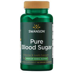Front label of Swanson Pure 60 Veg Caps bottle