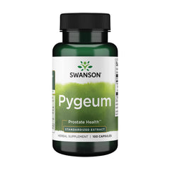 Swanson Pygeum bottle with label showing 125 mg per capsule