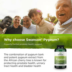 Close-up of Pygeum capsules and 400 mg per capsule