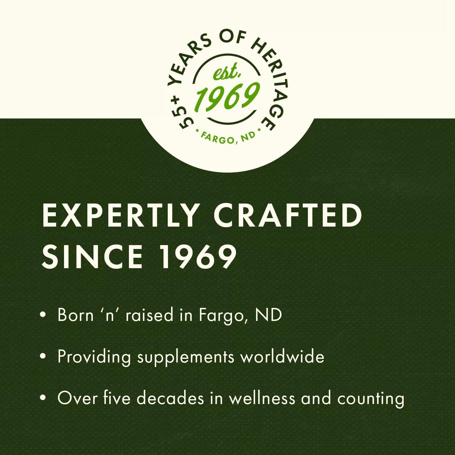 Vegan non-GMO badge on Swanson red yeast rice packaging