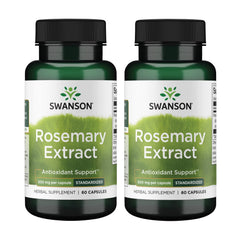Swanson Rosemary Extract bottle – 500 mg per capsule, 2-pack