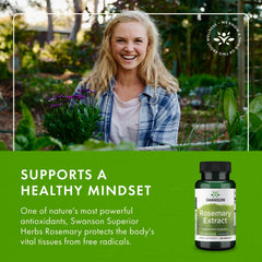 Ingredients panel highlighting rosemary extract and rosmarinic acid