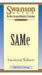 Swanson SAMe 200 mg 60 tabs bottle - front view