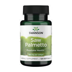 Swanson Saw Palmetto 160 mg softgels bottle