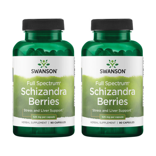 Swanson Schizandra Berries 90-capsule bottle front