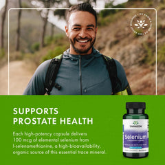 Healthy heart concept with Selenium bottle