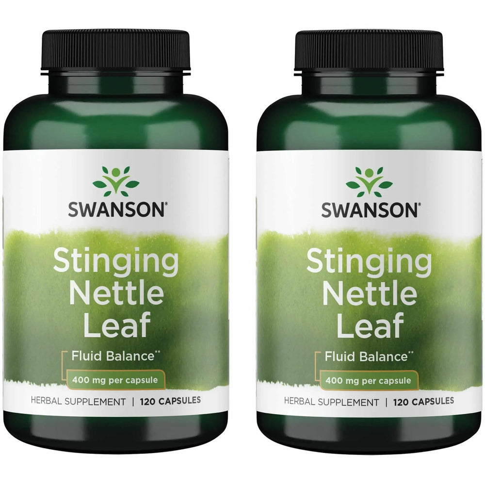 Bottle of Swanson Stinging Nettle Leaf 120 capsules