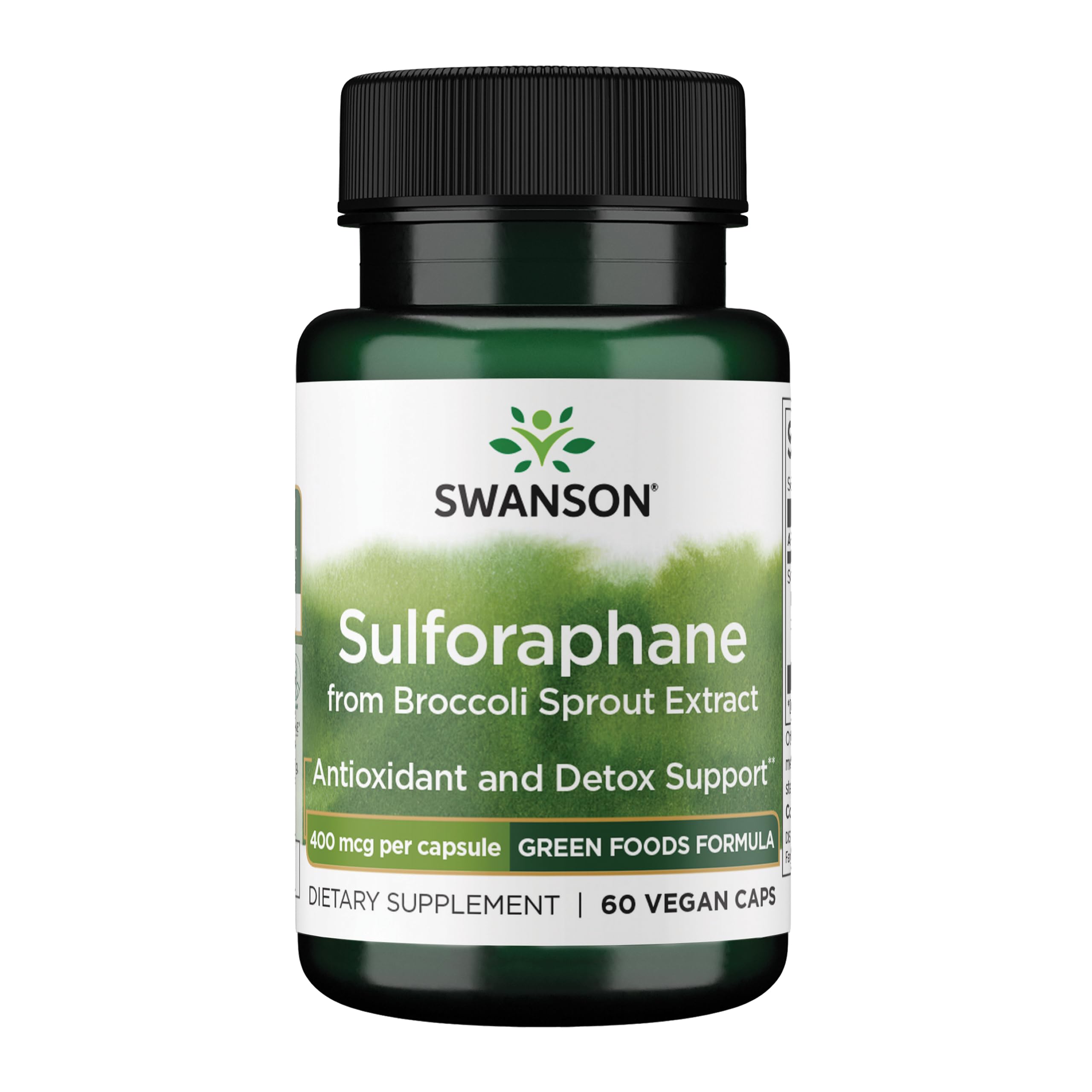 Swanson Sulforaphane bottle and label