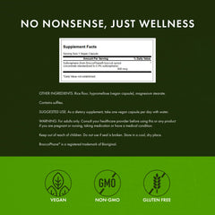 60 veggie capsules bottle of Swanson Sulforaphane