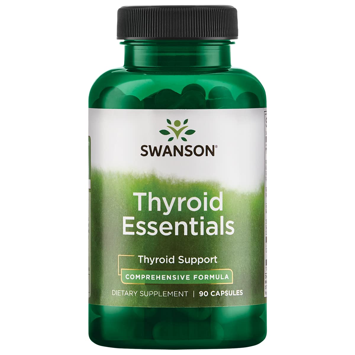 Swanson Thyroid Essentials bottle with 90 capsules