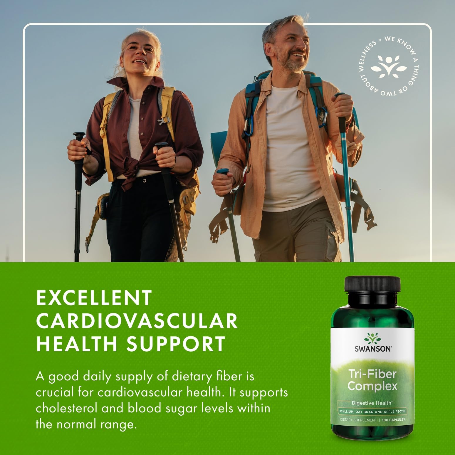 Two capsules taken with a glass of water for daily digestion support.
