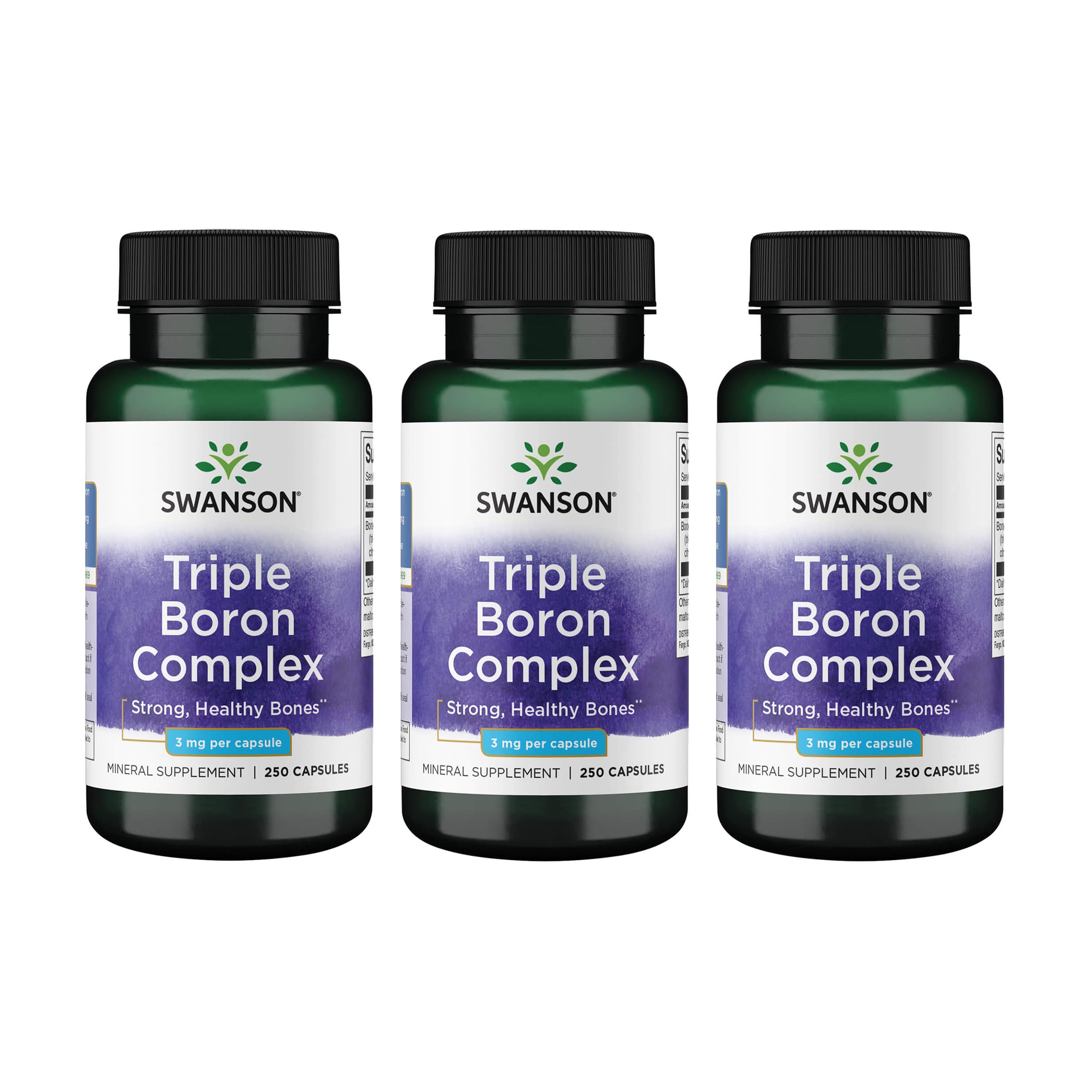 Swanson Triple Boron Complex bottle front view