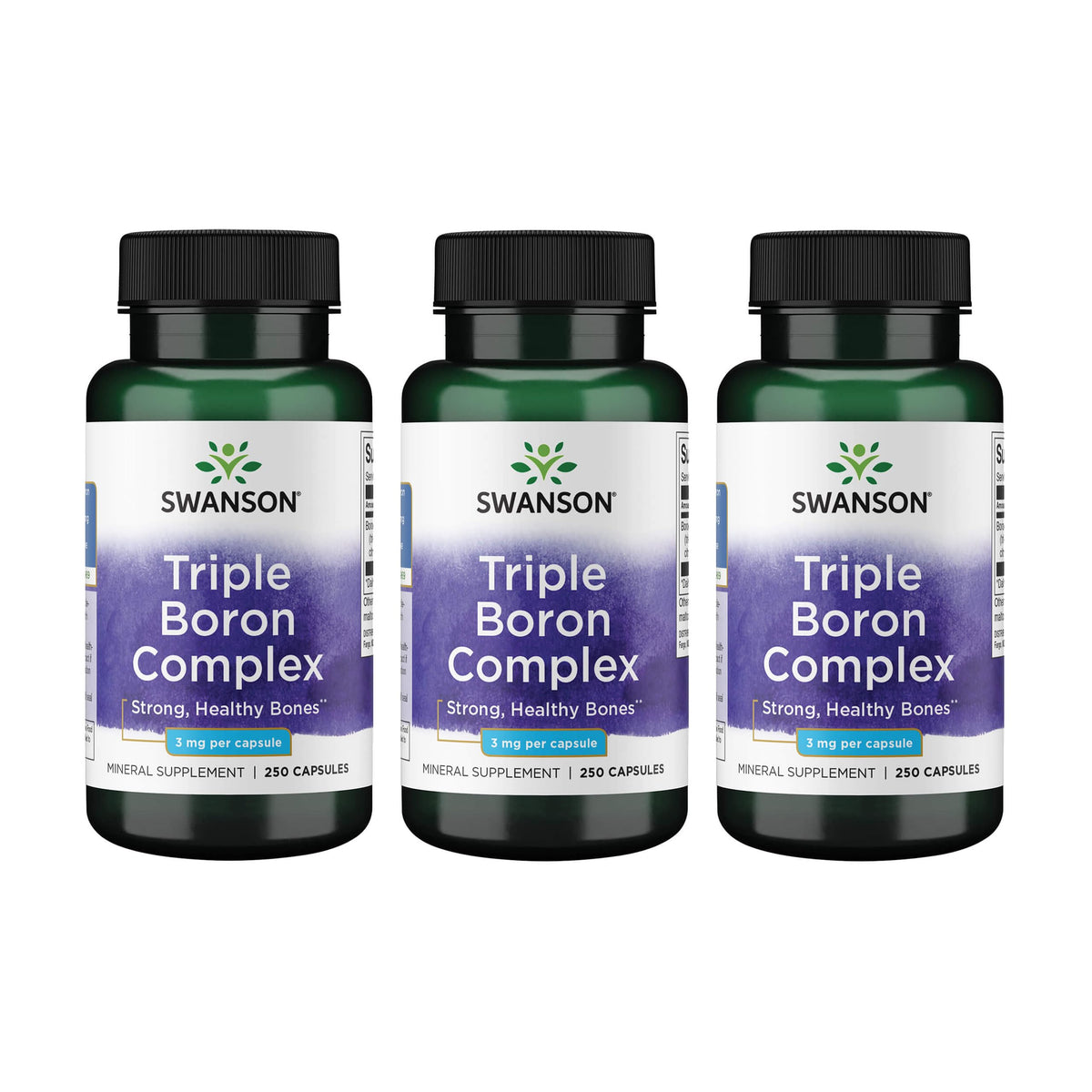 Swanson Triple Boron Complex bottle front view