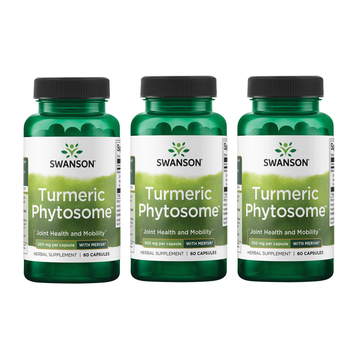 Swanson Turmeric Phytosome Meriva 500mg bottle front