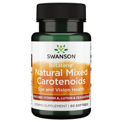 Vitamin A, lutein and zeaxanthin carotenoids ingredients