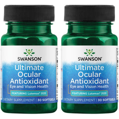 Swanson Ultra Ocular Antioxidant with Lutemax 2020, 30 Softgels Pack of 2