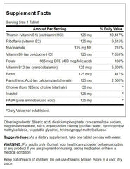 Swanson Vitamin B-125 Complex 250 Tabs bottle and capsules