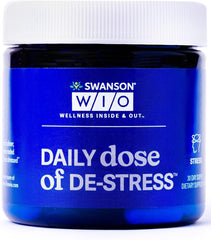 Swanson WIO DE-Stress bottle front label