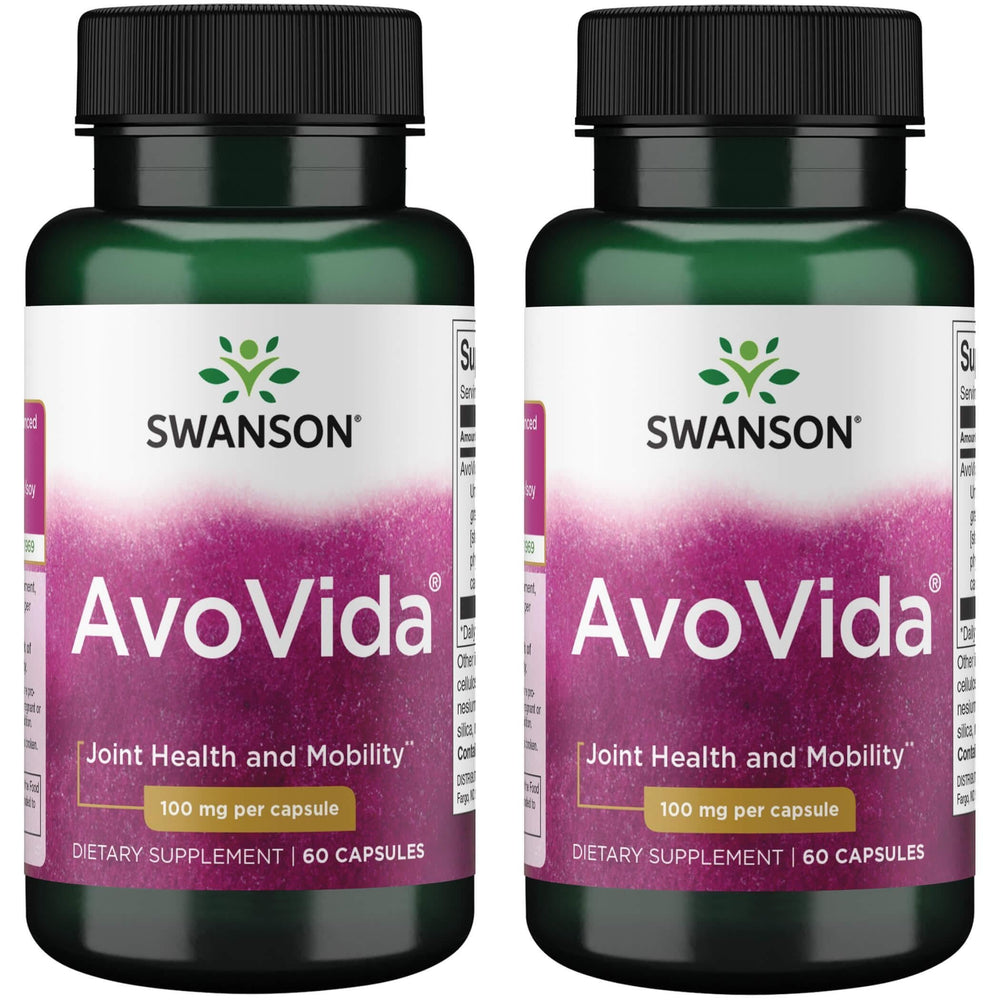 Swanson Avovida 100 mg, 60 capsules, 2-pack