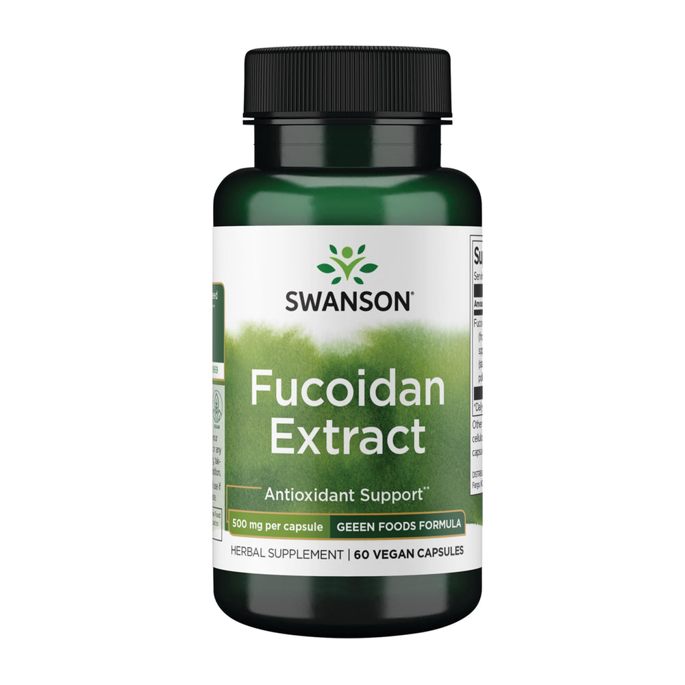 Swanson Fucoidan Extract bottle with label