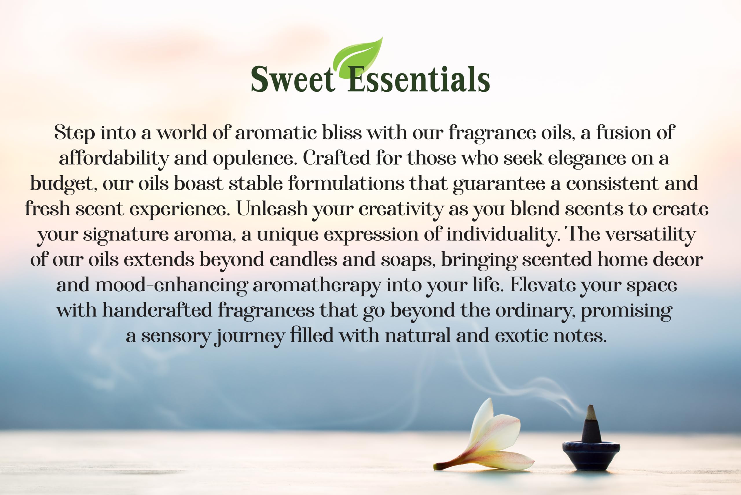 Sweet Essentials Amazing Grace label—brand authentic fragrance with consistent scent