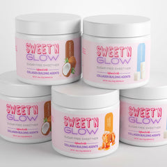 Concept image of beauty benefits for skin, hair, and nails with Sweet N Glow