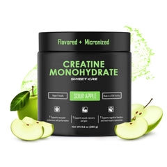 SweetCre Creatine Monohydrate Micronized powder - Fruit Punch flavor