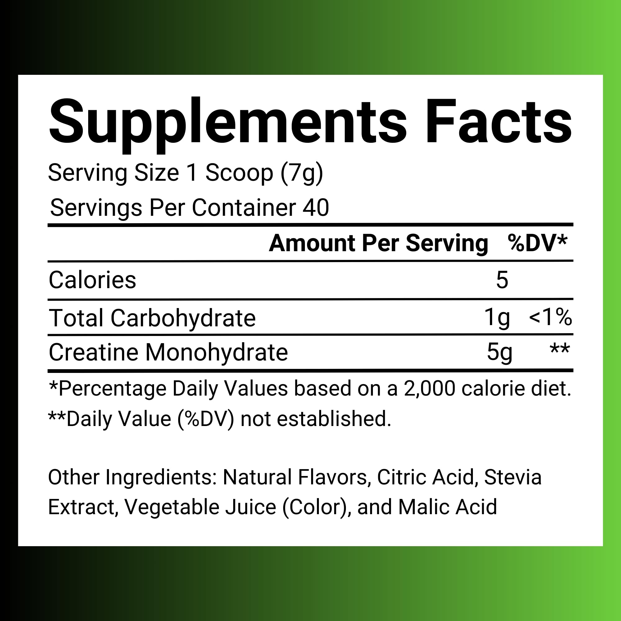 10oz bottle of SweetCre Creatine Monohydrate with Fruit Punch flavor