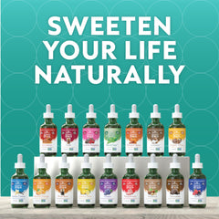 SweetLeaf Valencia Orange packaging display