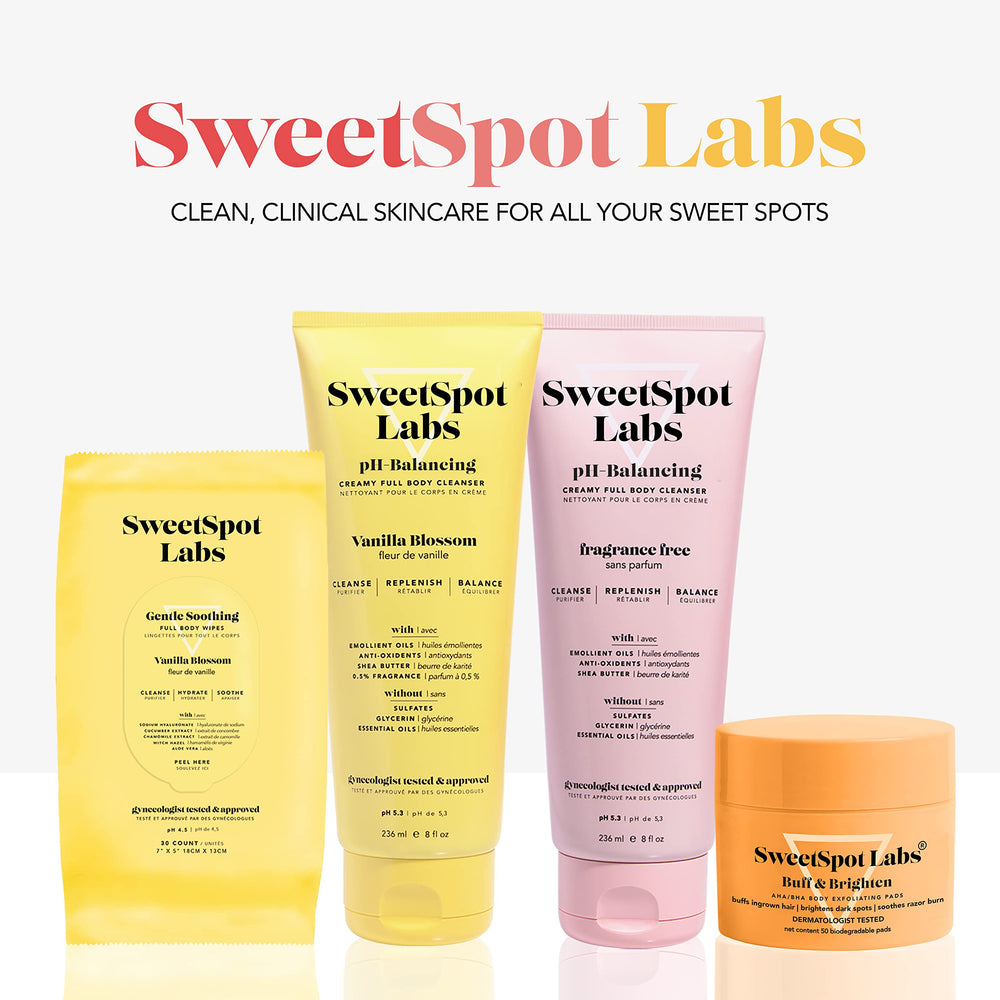 SweetSpot Labs recycled packaging close-up reflecting planet-positive choices.