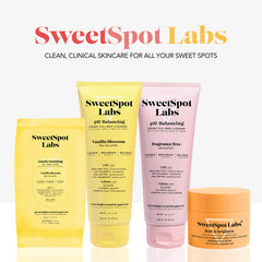 SweetSpot Labs recycled packaging close-up reflecting planet-positive choices.
