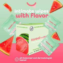 Sweetums Individually Wrapped Wipes provide portable freshness and mess-free convenience.