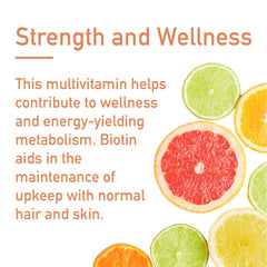 Flavorful tropical fruit-flavored effervescent tablet in water