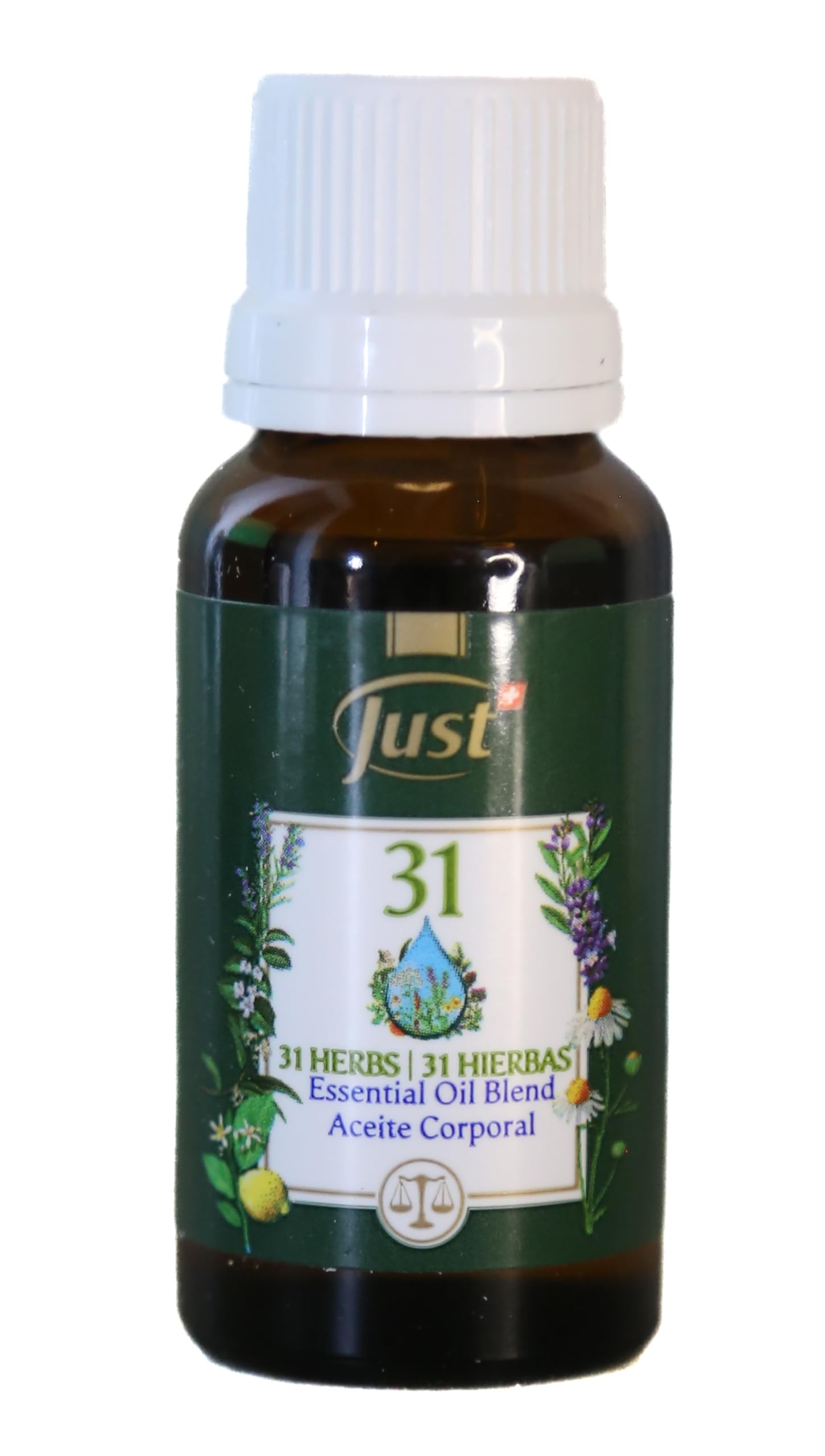 Swiss Just Oil 31 20ml bottle front view