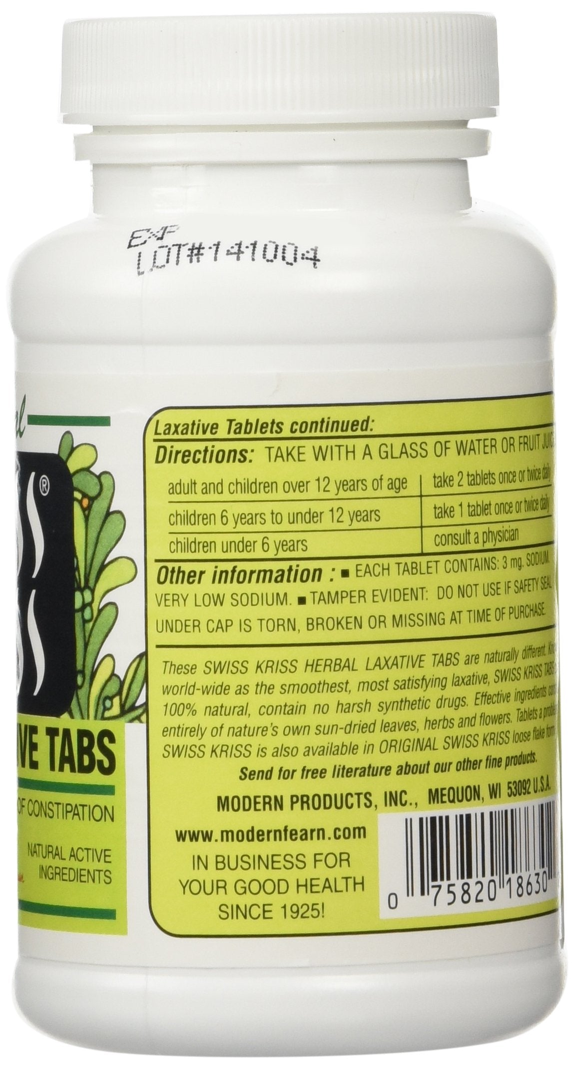 Swiss Kriss-herbal-blend-bowls suggests calendula, caraway, and other herbs supporting digestion.