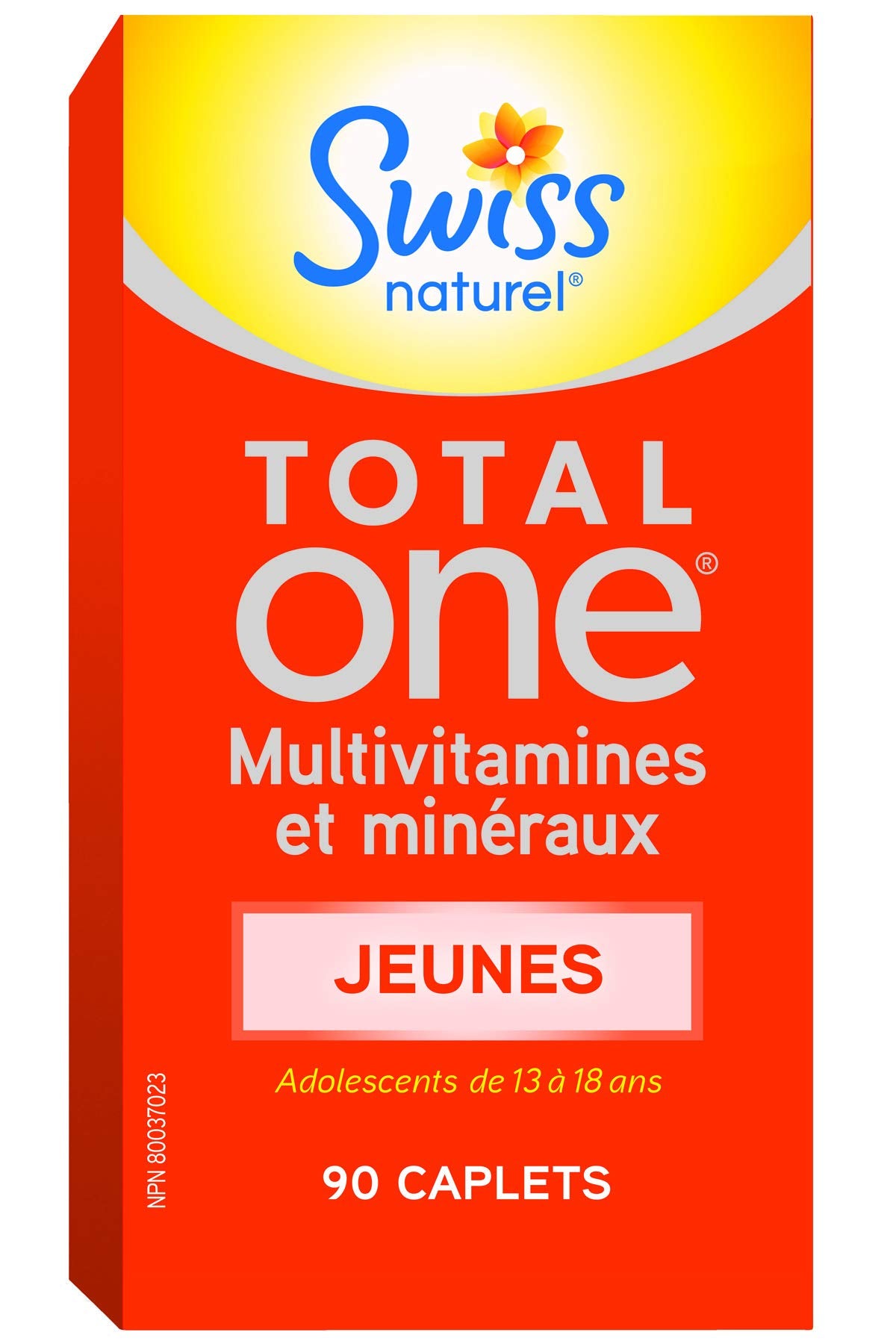 Ingredients list for Swiss Natural Total One Teen Multi Vitamin Caplet