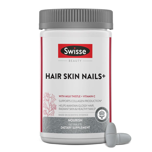 Swisse Biotin Hair Skin Nails supplement bottle