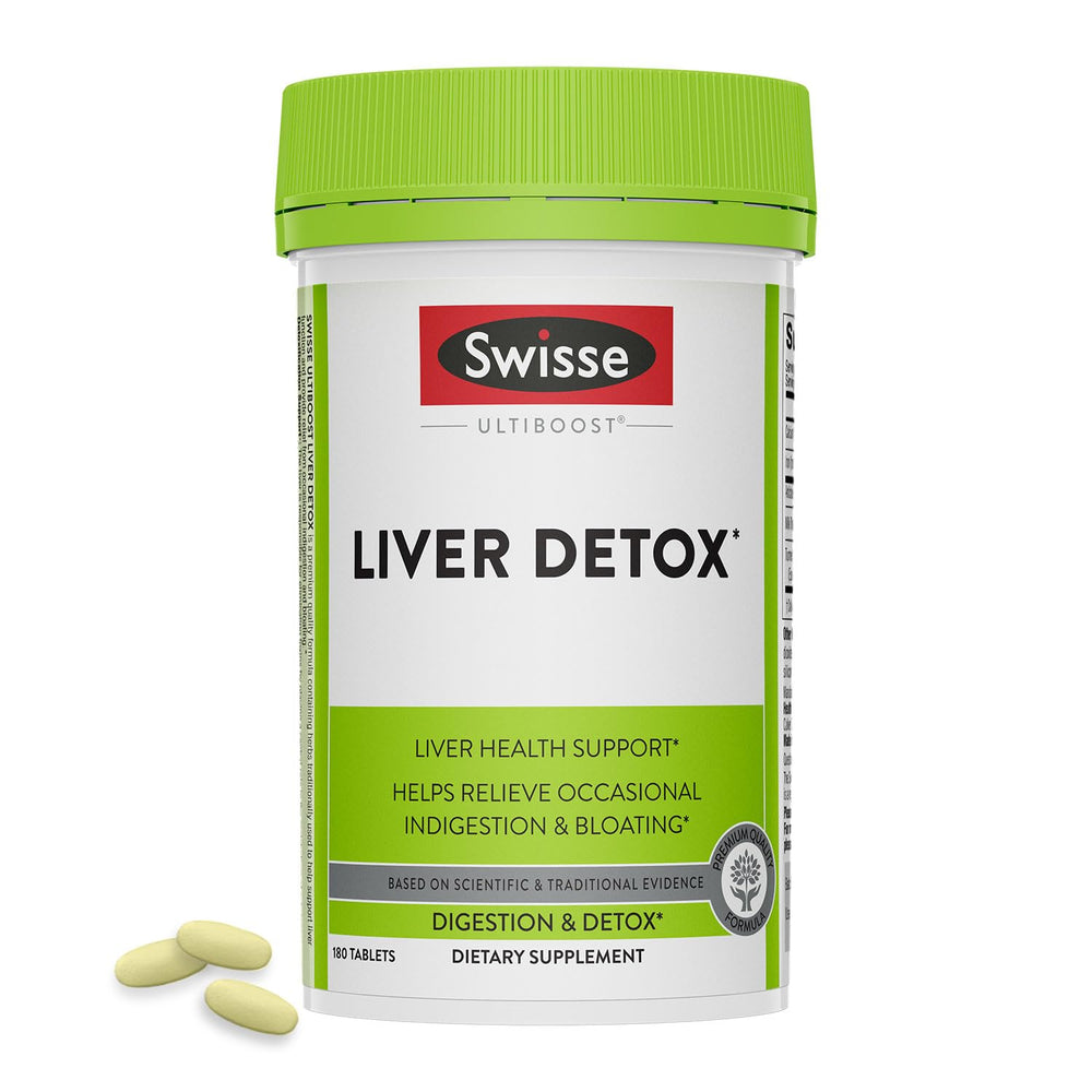 Swisse Milk Thistle Liver Cleanse bottle with capsules