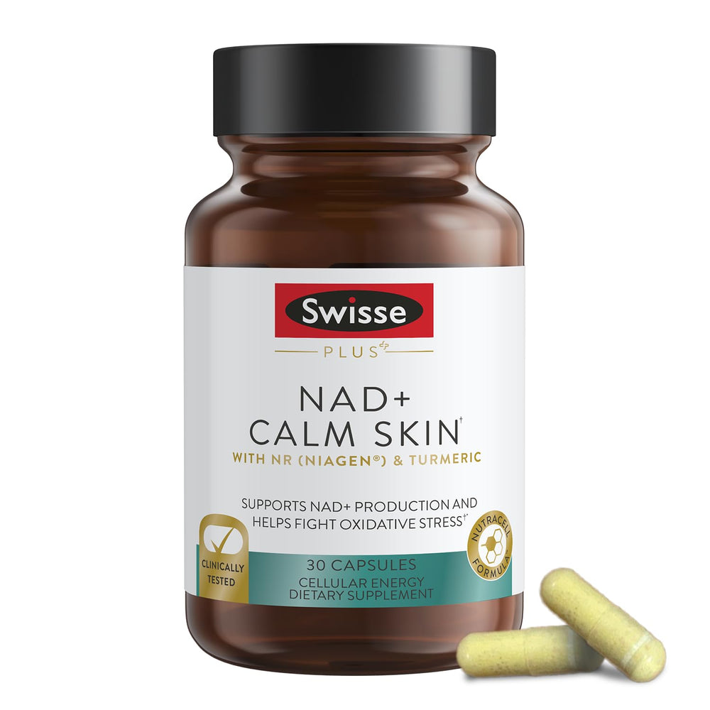Swisse Plus NAD+ Calm Skin bottle – front view