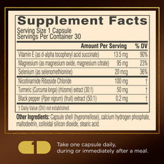 Magnesium tablet representing stress reduction support