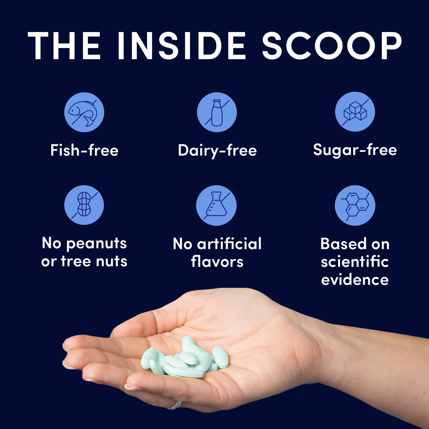 Close-up of Swisse Men's multivitamin tablets