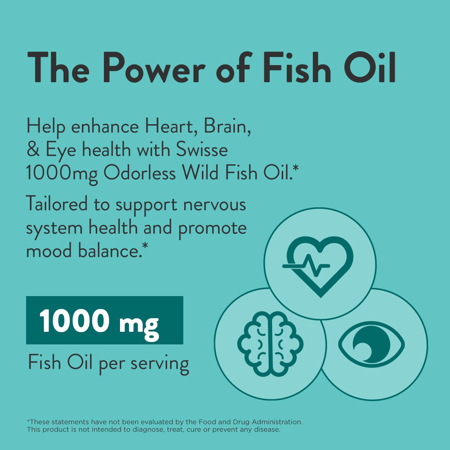 Heart health symbol representing omega-3 support