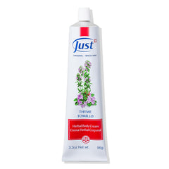 SwissJust Thyme Cream 96g packaging