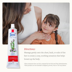 Applying SwissJust Thyme Cream to arm for massage