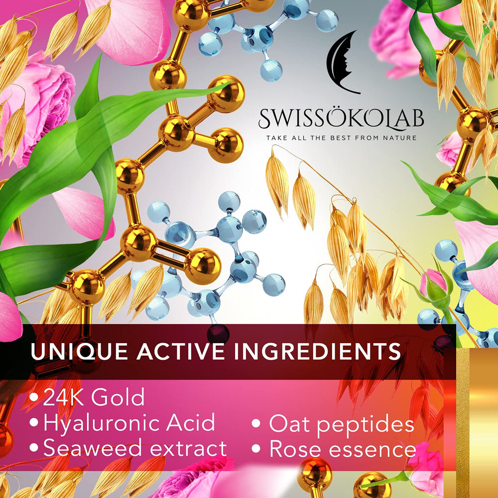 SWISSÖKOLAB luxury at-home spa eye mask for tired eyes.